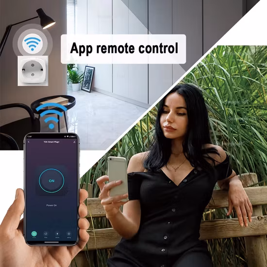 Tuya Zigbee 라이트 스마트 라이프 Google 홈 전원 소켓 플러그