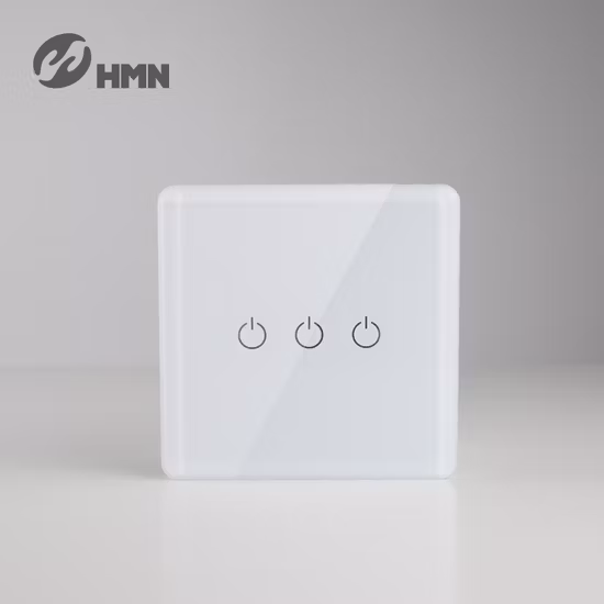 EU 표준 벽 WiFi 전등 스위치, 스마트 홈 무선 스위치용 Amazon Alexa Google이 포함된 터치 원격 제어 스위치
