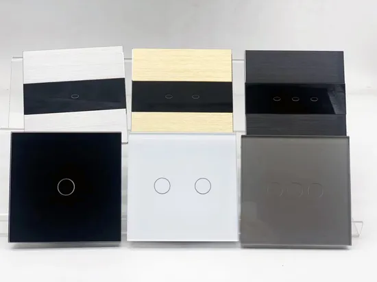 무선 전등 스위치 중립 유리 WiFi Zigbee 벽 터치 스마트 스위치 없음