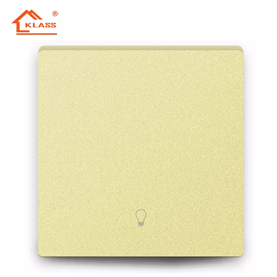 새로운 유형 Tuya 스마트 WiFi/Zigbee 메탈 스마트 스위치 호텔 푸시 버튼 스위치 터치 중립 유선 1/2/3/4 갱 없음